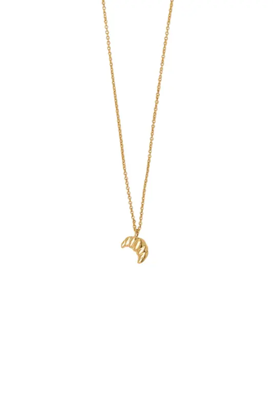 Riverstones Riverstones Paris Croissant Ketting Goud