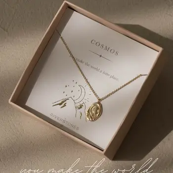 Riverstones Cosmos Ketting Goud