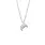 Riverstones Riverstones Paris Croissant Ketting Zilver