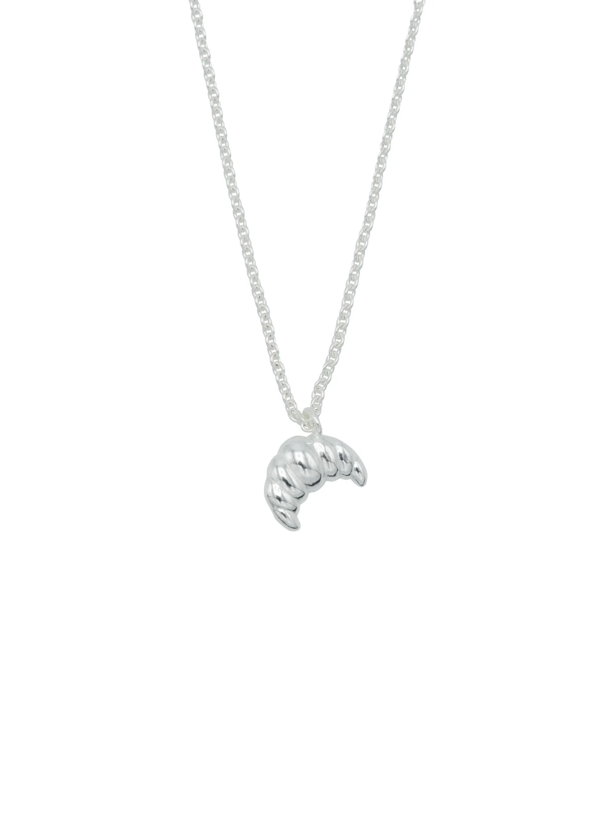 Riverstones Riverstones Paris Croissant Necklace Silver