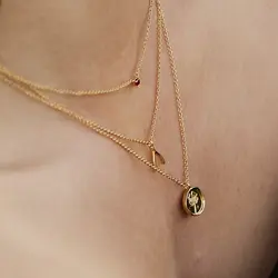 Riverstones Lucky Necklace Gold