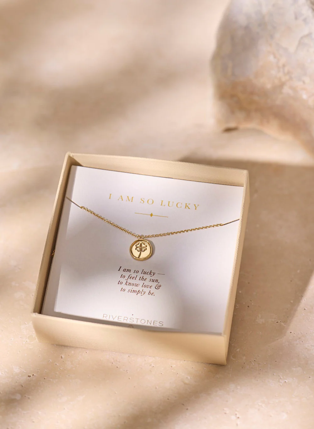 Riverstones Riverstones Lucky Ketting Goud