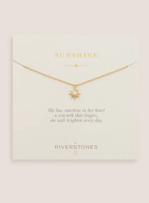 Riverstones Riverstones Sunshine Ketting Goud