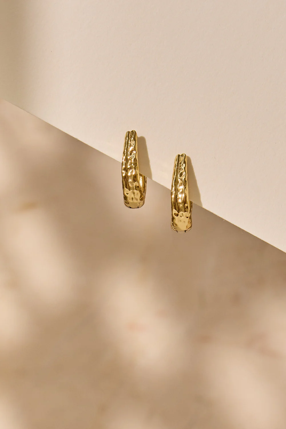 Riverstones Riverstones Tide Hoops Gold Small