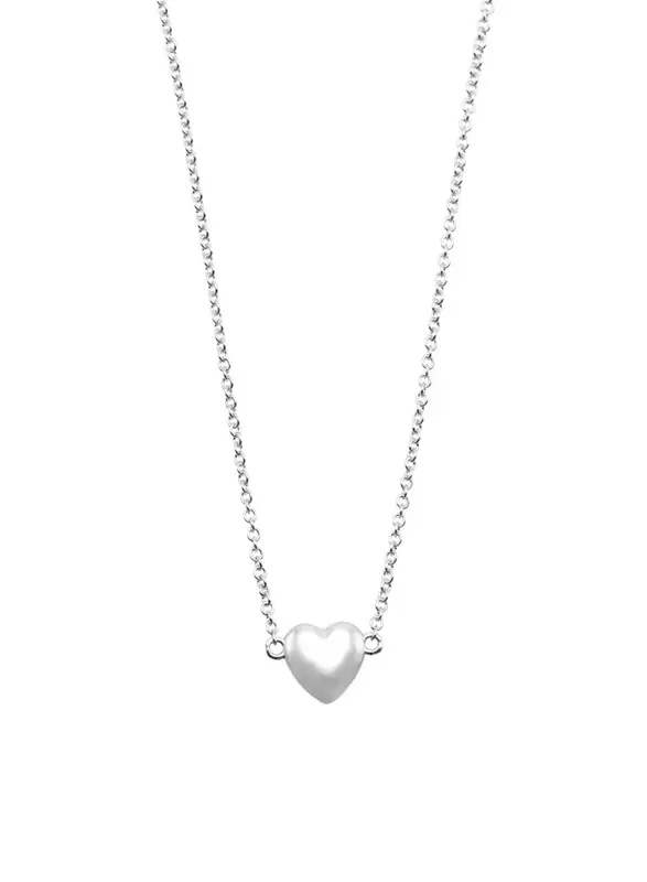Riverstones Riverstones Heart of Gold Necklace Silver