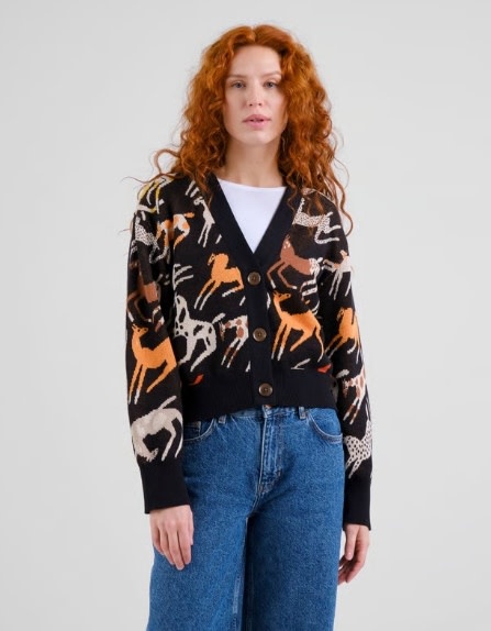 Dedicated Dedicated Cardigan Kanan Mustang Party Black