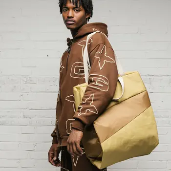 Susan Bijl The New Tote Bag Moss & Camel Large