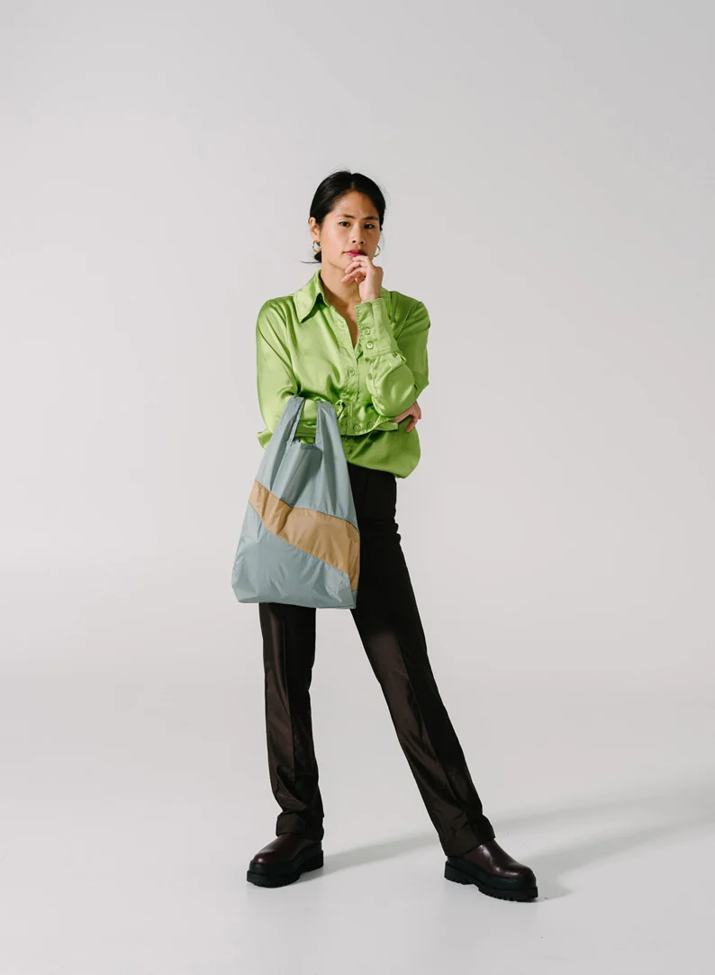 Susan Bijl Susan Bijl The New Shopping Bag Grey & Camel