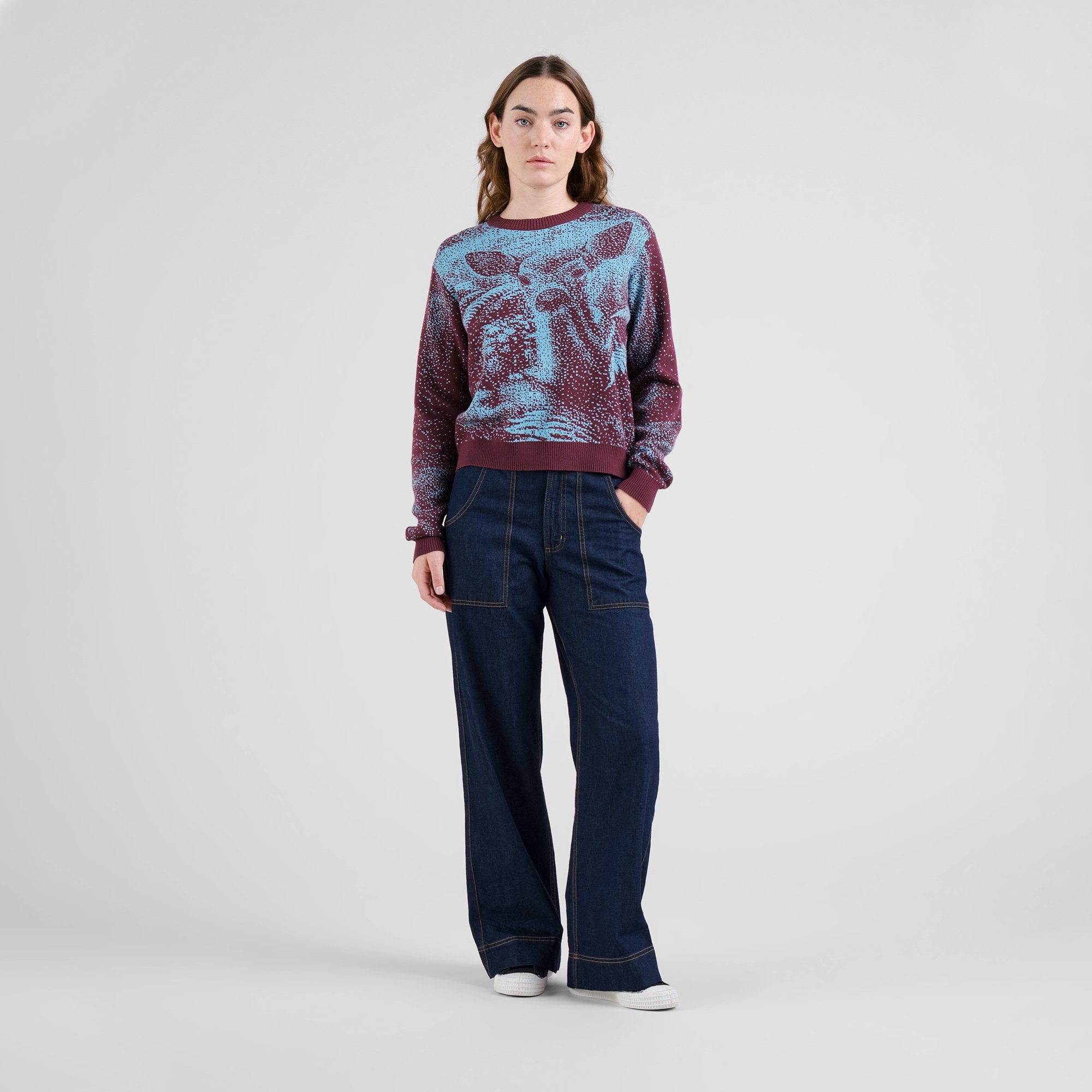 Dedicated Dedicated Sweater Arendal Fawn Multi Color