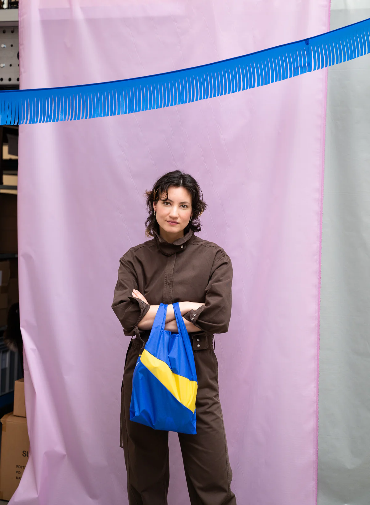 Susan Bijl Susan Bijl The New Shopping Bag Yves & TV Yellow