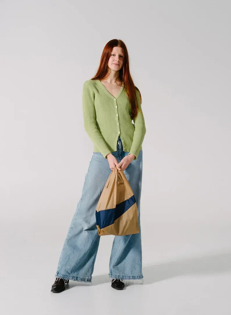Susan Bijl Susan Bijl The New Shopping Bag Camel & Navy