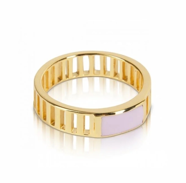 T.I.T.S. TITS Grit Ring Self-Love Goud Lila