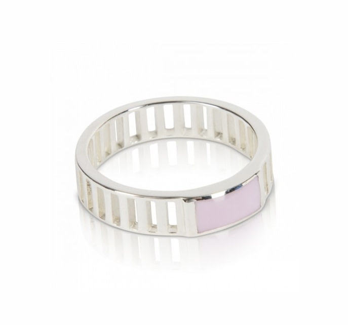 T.I.T.S. TITS Grit Ring Self-Love Silver Lilac