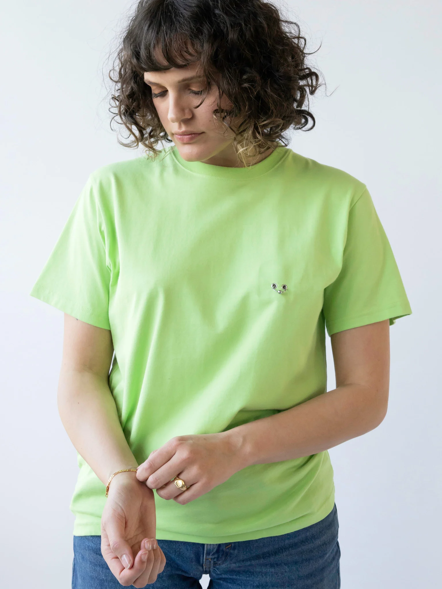T.I.T.S. T.I.T.S. Piercing Shirt Lime