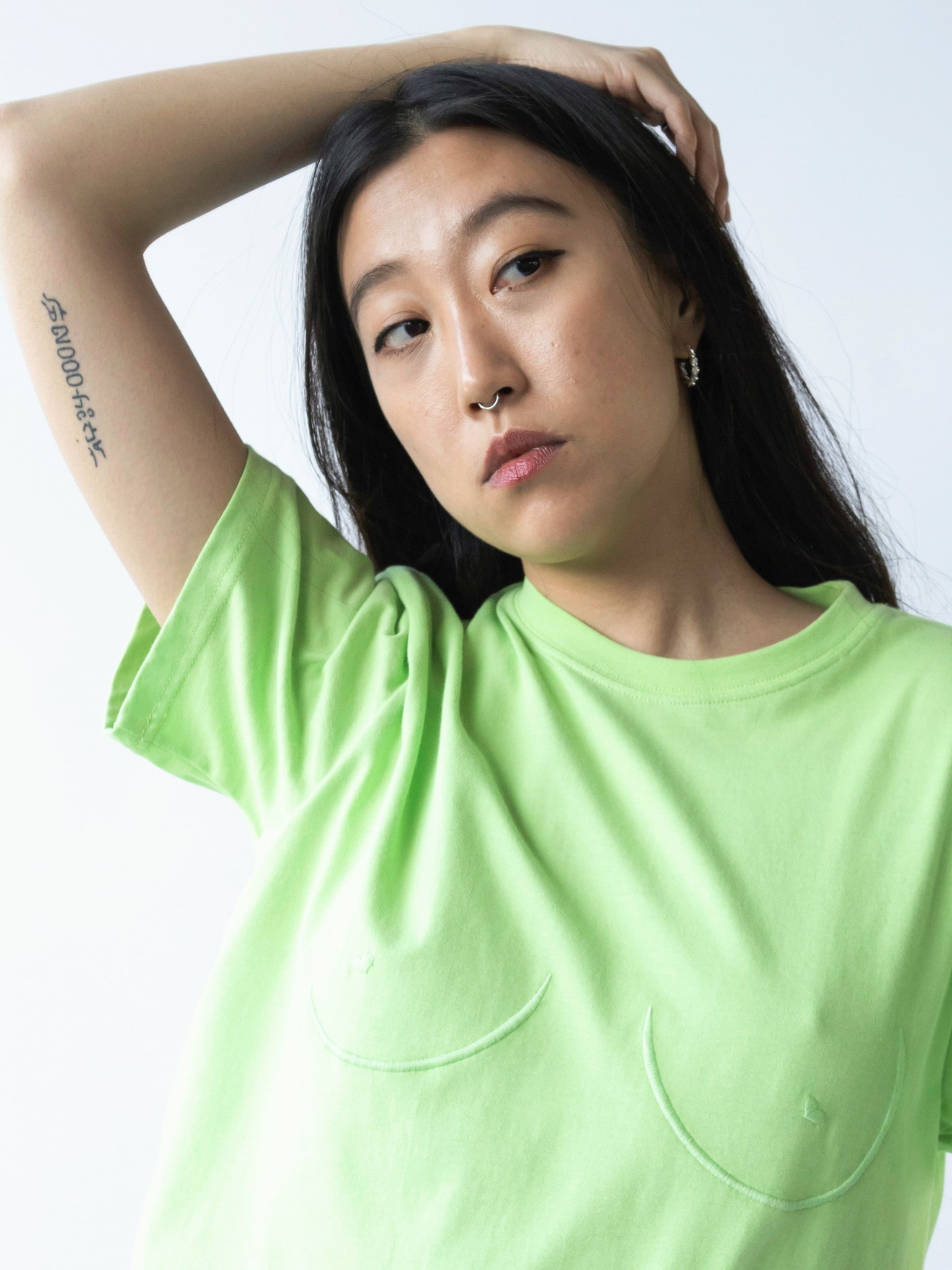 T.I.T.S. TITS T-shirt Lime