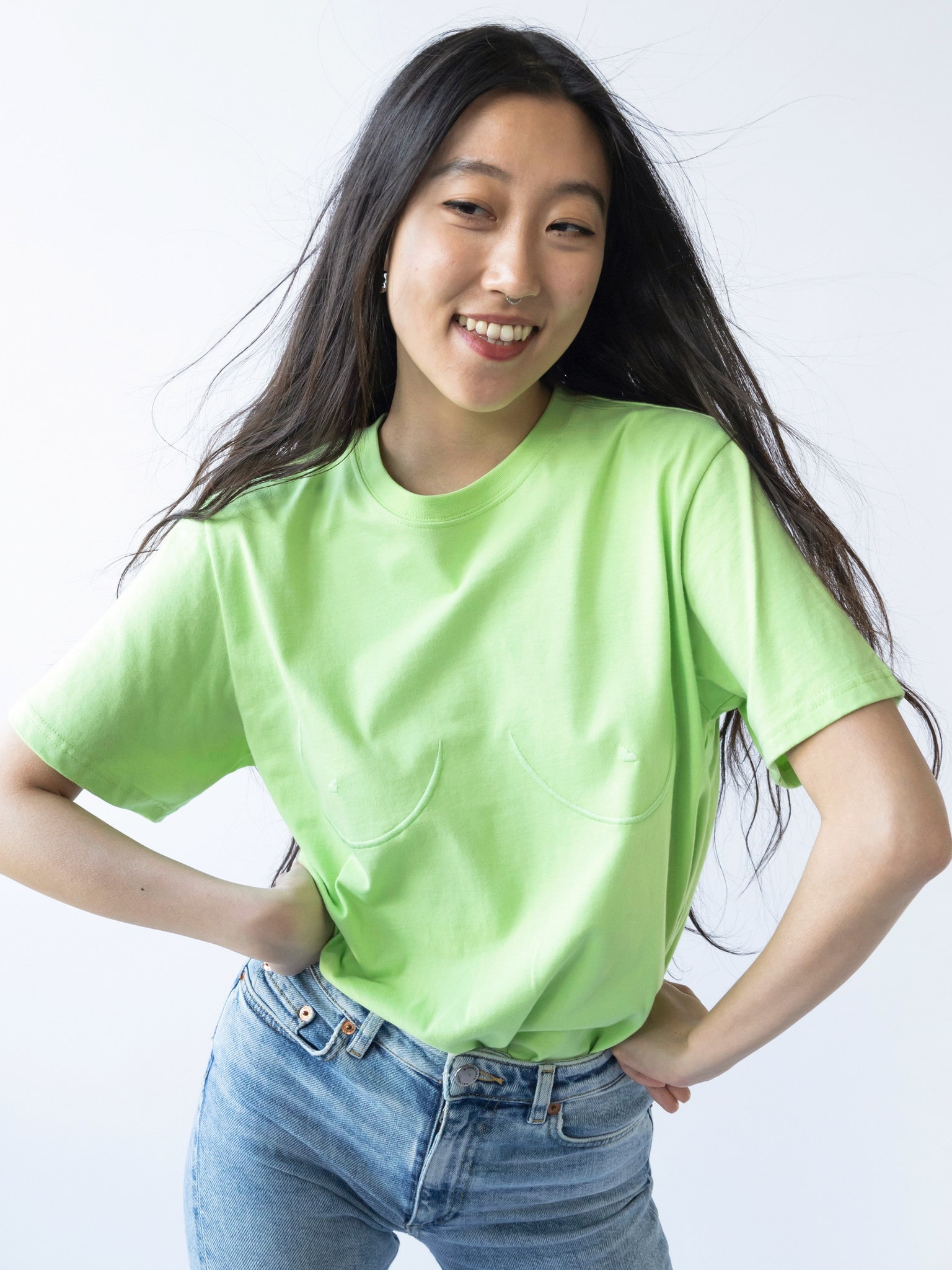 T.I.T.S. TITS T-shirt Lime