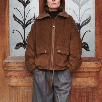 Basic Apparel Isa Bomber Jacket Desert Palm