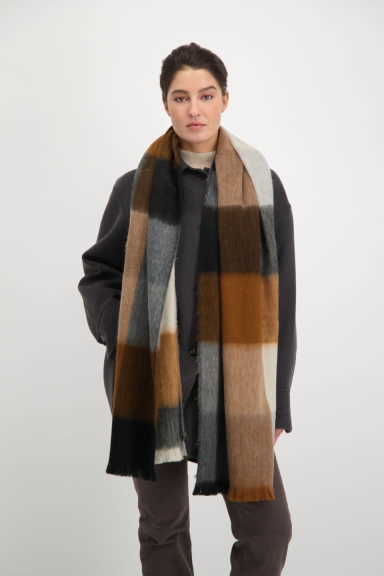 Alpaca Loca Alpaca Loca Blocked Scarf