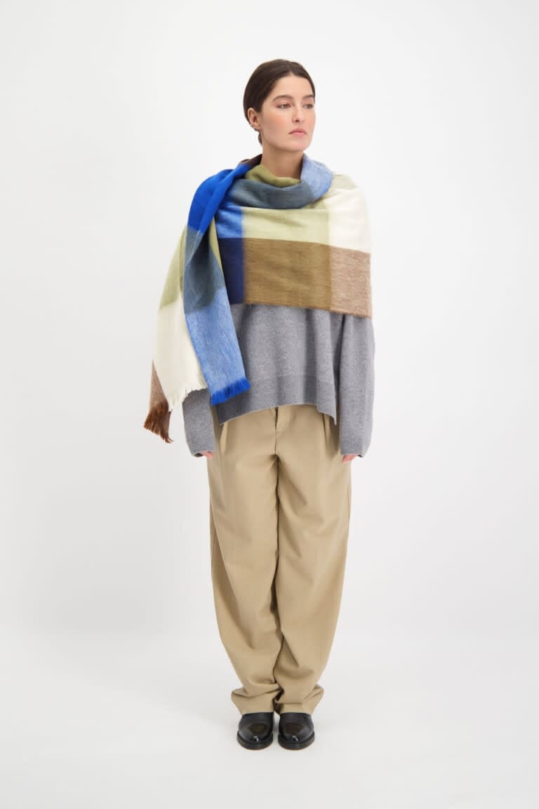 Alpaca Loca Alpaca Loca Blocked Scarf