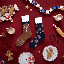 Many Mornings Socks Cookie Christmas