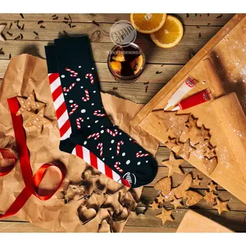 Many Mornings Socks Sweet X-Mas