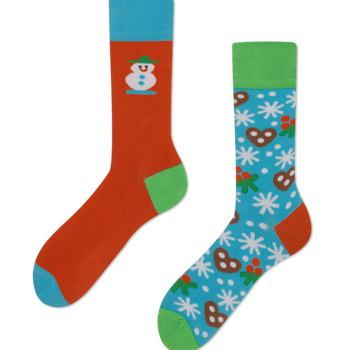 Many Mornings Socks Snow Much Fun