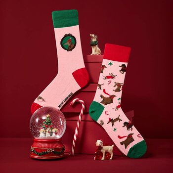 Many Mornings Socks Winter Woofs