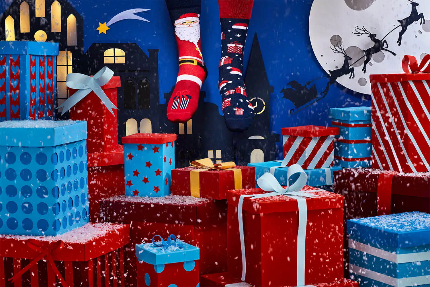 Many Mornings Many Mornings Sokken Santa Claus