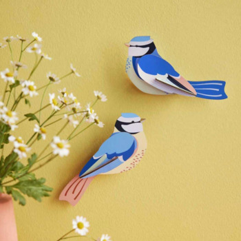 Studio Roof Blue Tits Wall Art