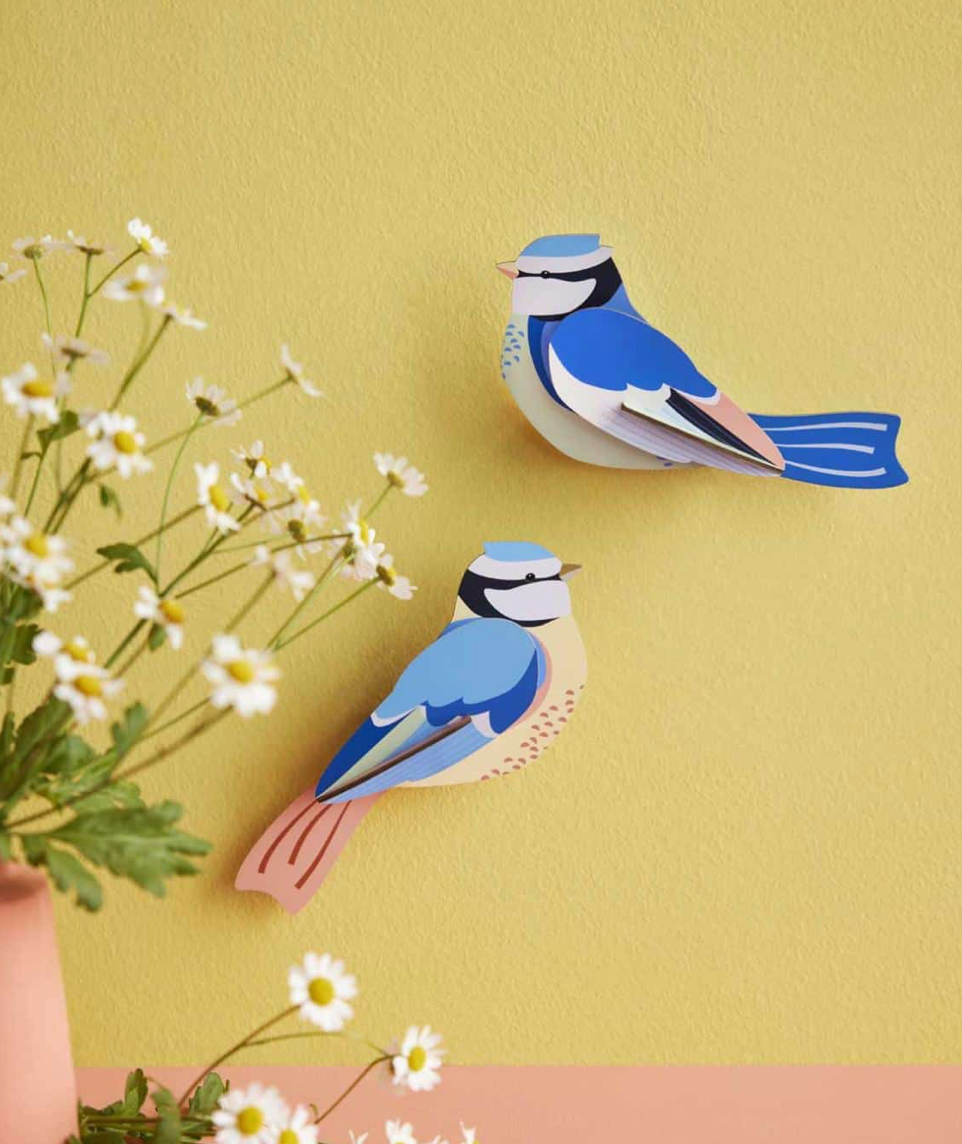 Studio Roof Studio Roof Blue Tits Wall Art