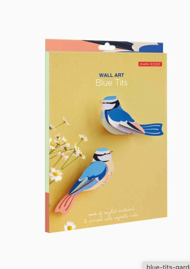 Studio Roof Studio Roof Blue Tits Wall Art