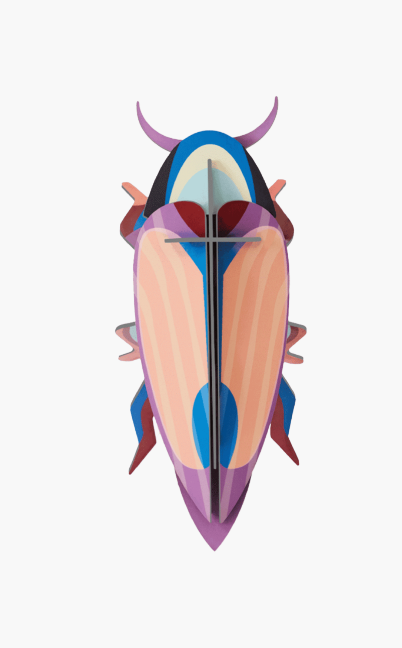 Studio Roof Studio Roof Wall Decoration Violet Click Beetle