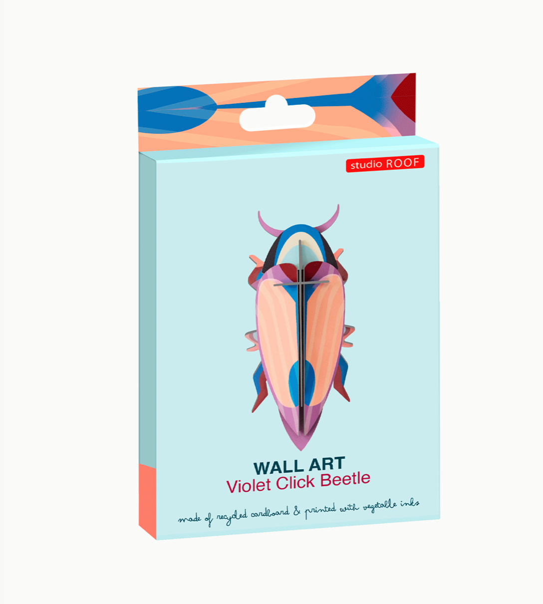 Studio Roof Studio Roof Wall Decoration Violet Click Beetle