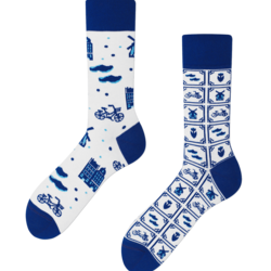 Many Mornings Socks Dutch Blue