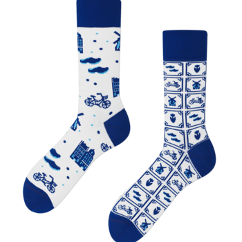 Many Mornings Socks Dutch Blue