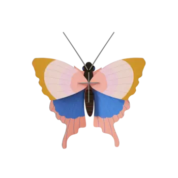 Studio Roof Wall Decoration Gold Rim Butterfly