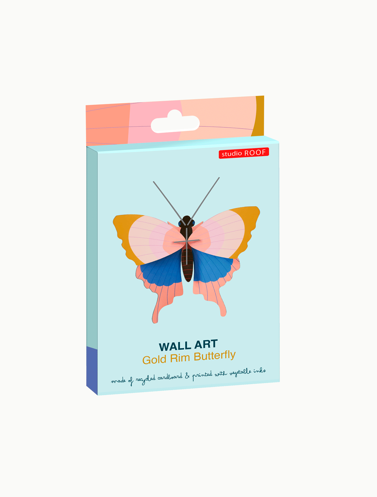 Studio Roof Studio Roof Wall Decoration Gold Rim Butterfly