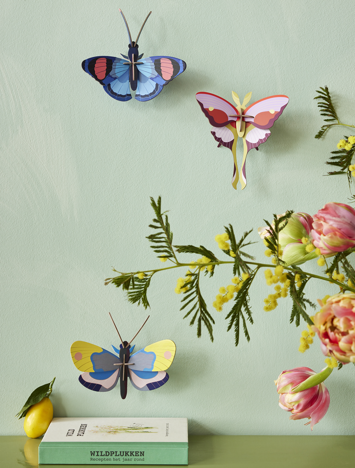 Studio Roof Studio Roof Wanddecoratie Lilac Comet Butterfly