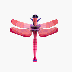 Studio Roof Wall Decoration Ruby Dragonfly