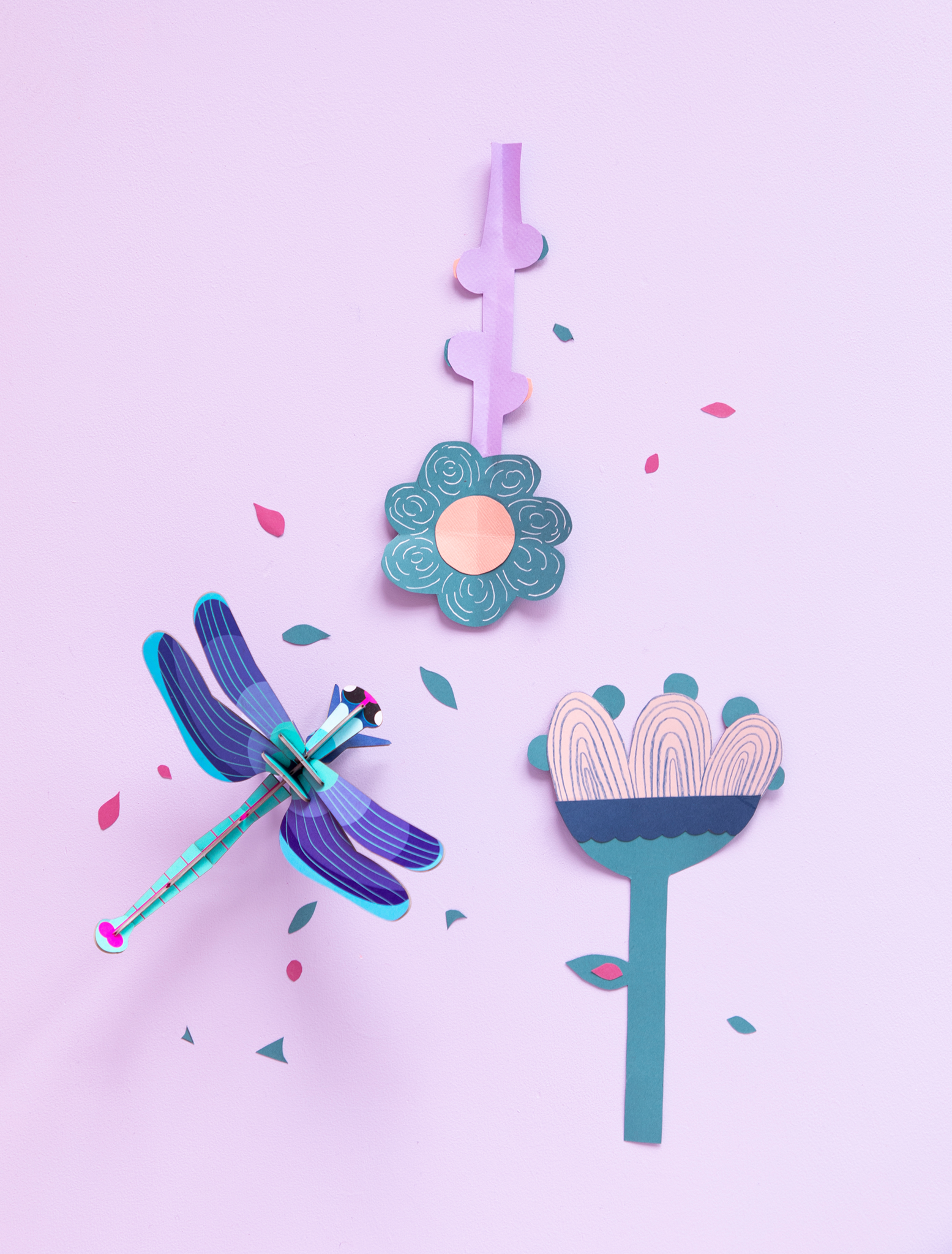 Studio Roof Studio Roof Wall Decoration Sapphire Dragonfly