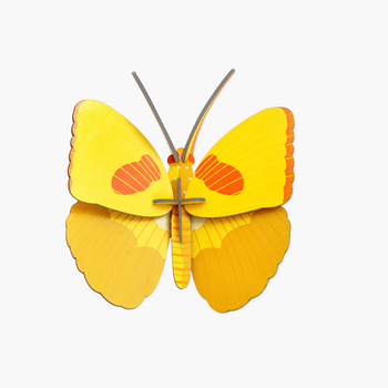 Studio Roof Wanddecoratie Yellow Butterfly