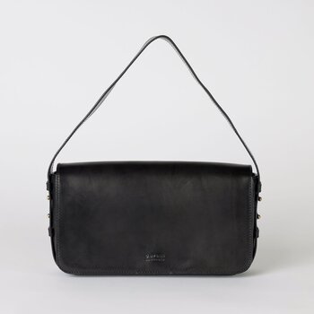 O My Bag Gina Longuette Black Classic Leather