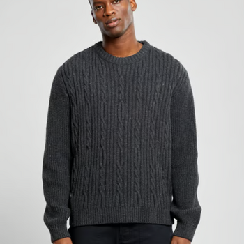Dedicated Sweater Ludvika Dark Grey Melange