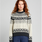 Dedicated Dedicated Sweater Fair Isle Pearl White