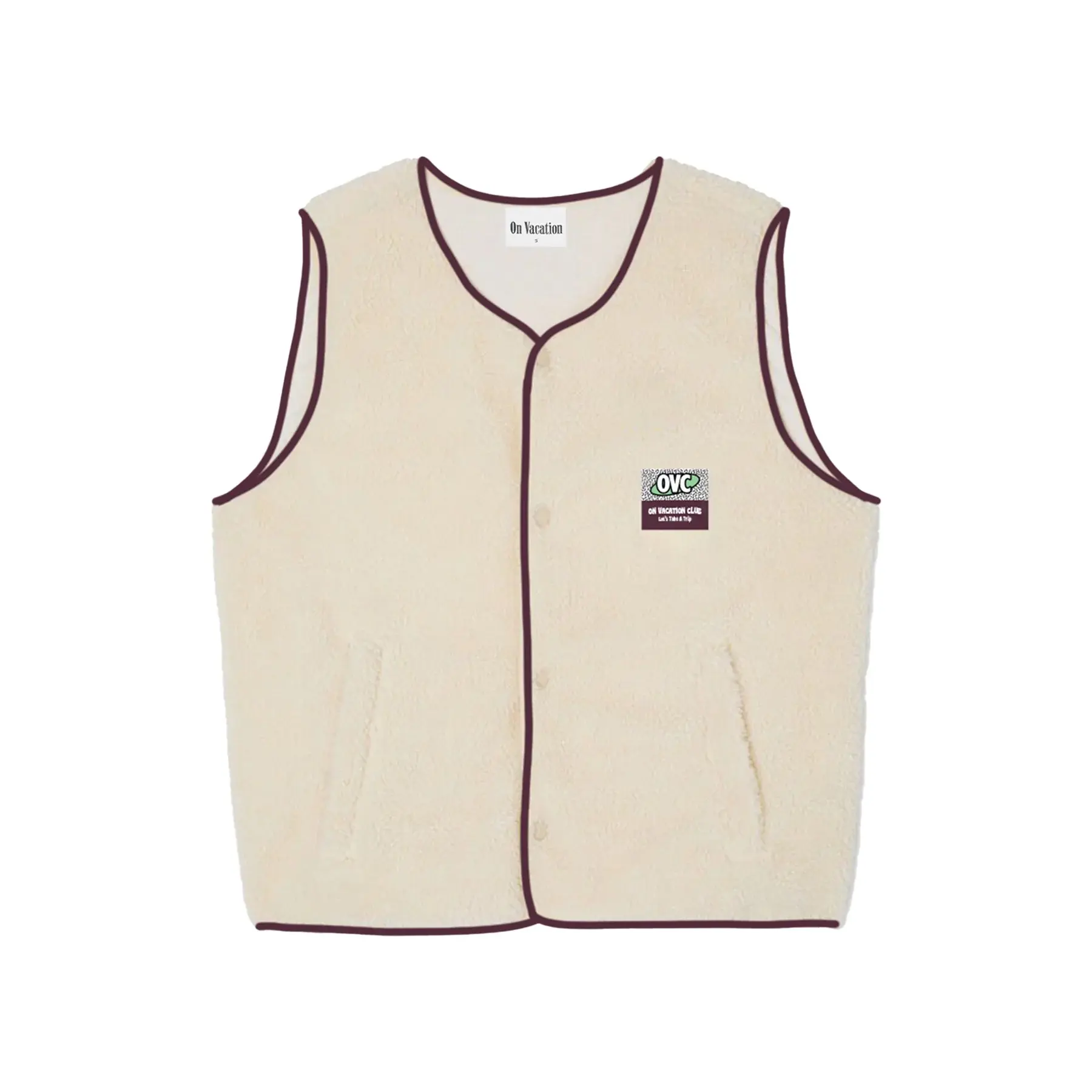 On Vacation On Vacation Wanderlust Fleece Vest Beige