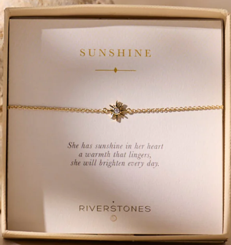 Riverstones Riverstones Sunshine Armband Goud