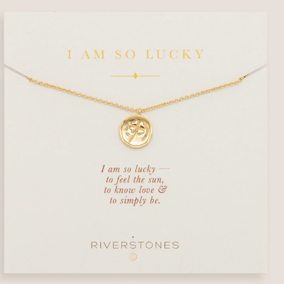 Riverstones Riverstones Lucky Ketting Goud