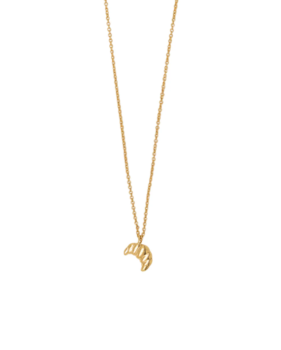 Riverstones Riverstones Paris Croissant Ketting Goud