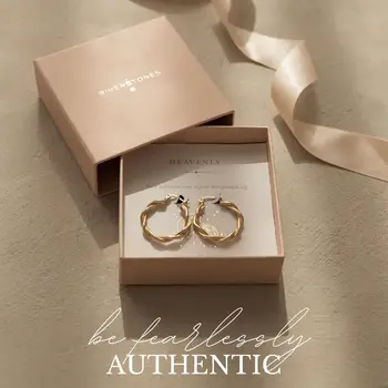 Riverstones Heavenly Hoops Earring