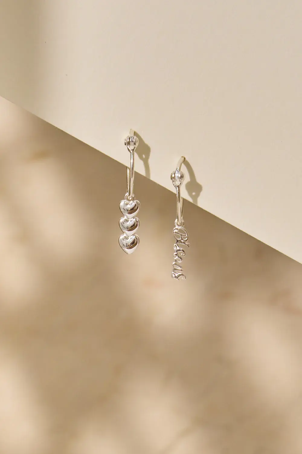 Riverstones Riverstones Bisous Oorbellen Parijs Zilver